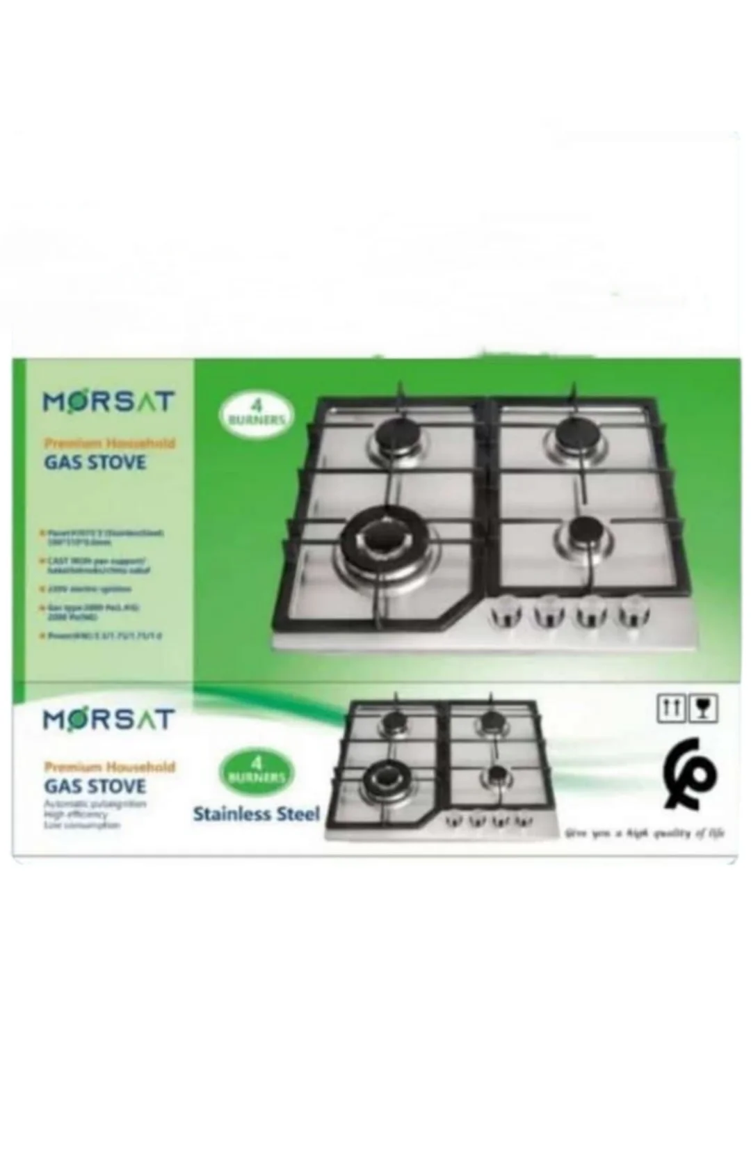 MORSAT PLAQUE DE CUISSON A GAZ 4FEU FONTE H59-4022GT