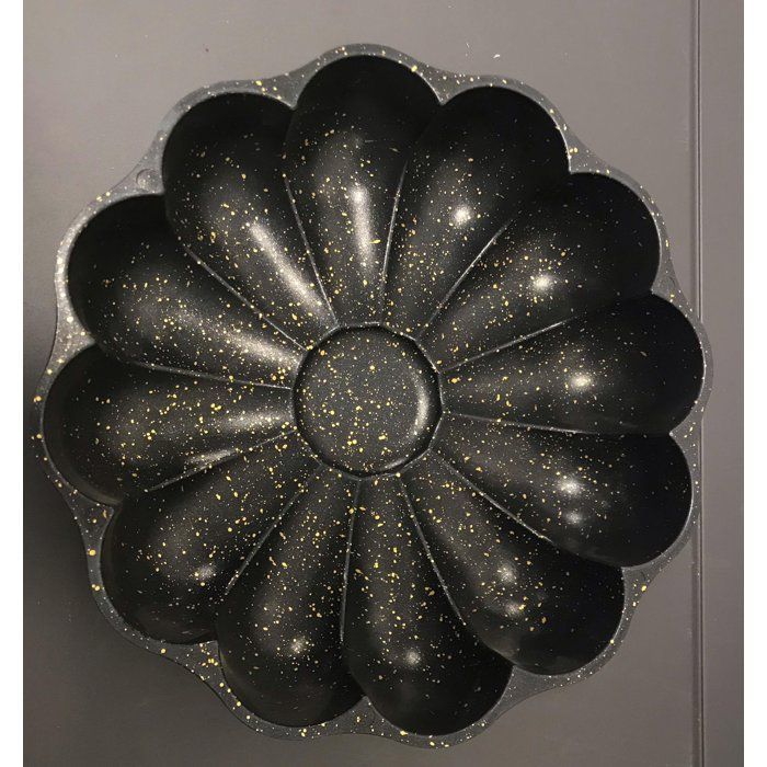 Moule à gâteau - Granit - 23,5x9,5 cm - Antiadhésif - Noir - Compatible lave-vaisselle