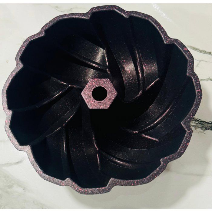 Moule à gâteau - Granit - Noir - 23,5x9,5 cm - Antiadhésif - Compatible lave-vaisselle