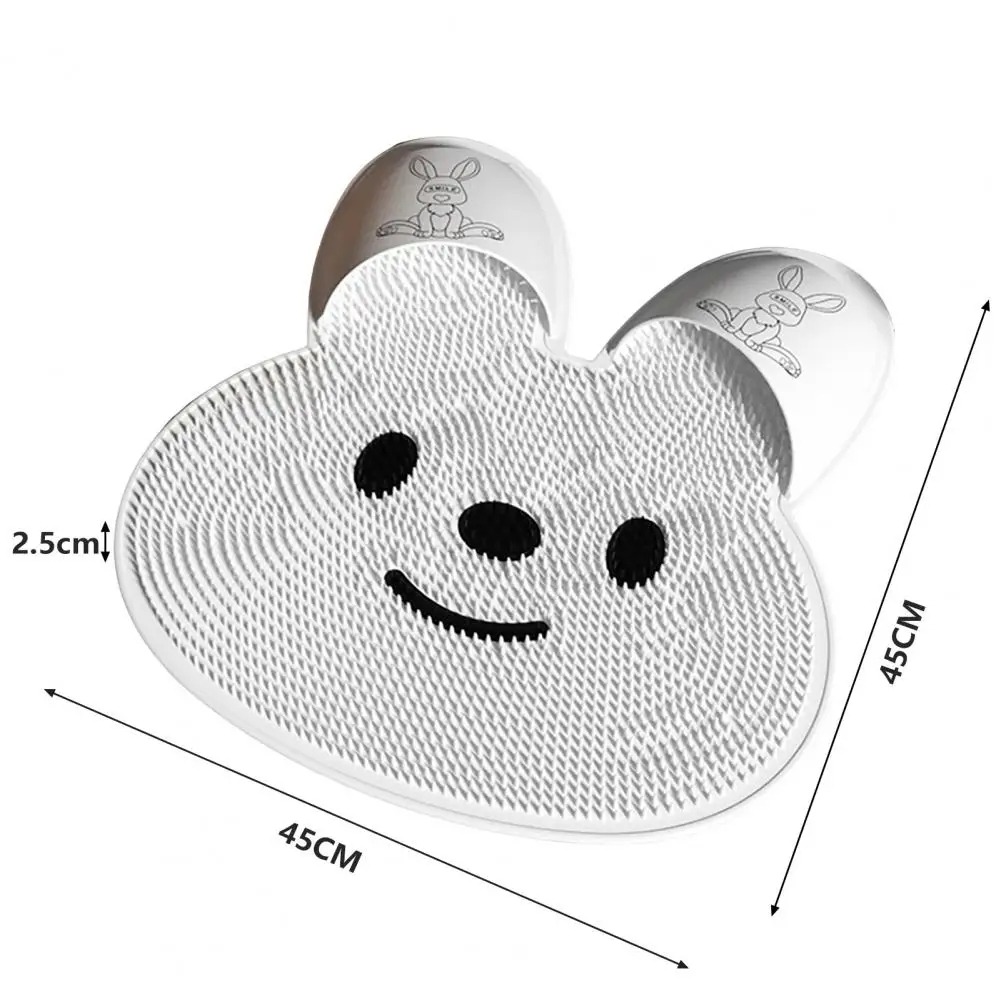 Nettoyeur de pieds en silicone - Tapis antidérapant exfoliant et massant