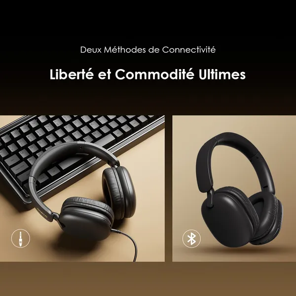 oraimo BoomPop Lite Écouteurs supra-auriculaires sans fil ENC