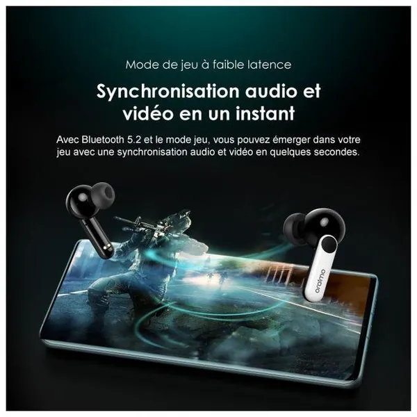 oraimo FreePods 4 Écouteurs sans fil véritables ANC