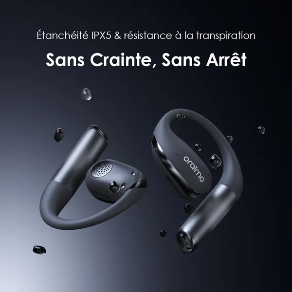 Image de oraimo OpenCirclet 2 IPX5 Steps Tracking Open-Ear Headphones