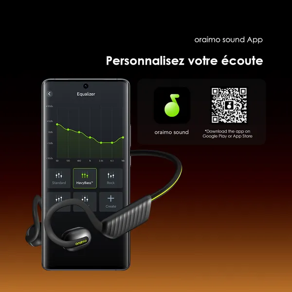 Image de oraimo OpenCirclet 2 IPX5 Steps Tracking Open-Ear Headphones