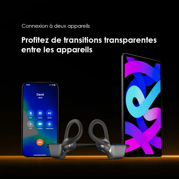 Image de oraimo OpenCirclet 2 IPX5 Steps Tracking Open-Ear Headphones