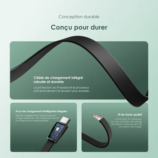 oraimo Slice Link Banque d'alimentation 10000mAh 12W