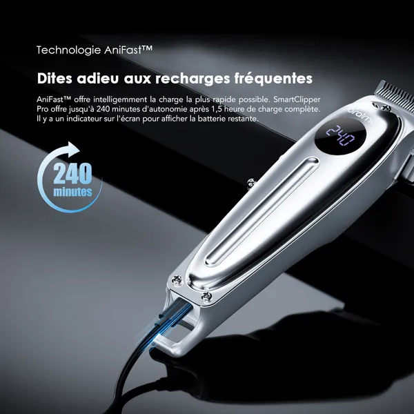 oraimo Smart Barberkit Kit de barbier à moteur super puissant