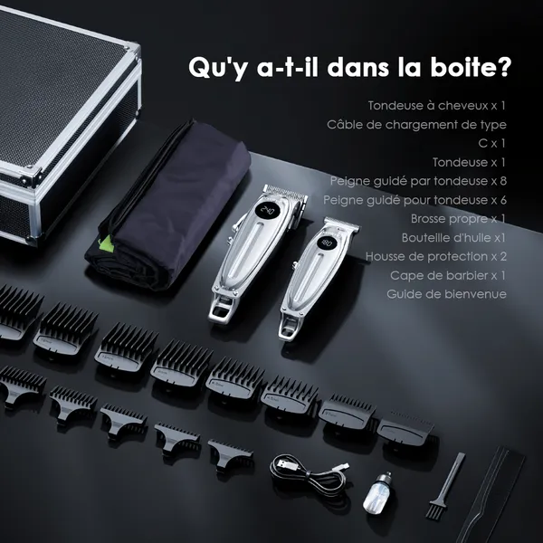 oraimo Smart Barberkit Kit de barbier à moteur super puissant