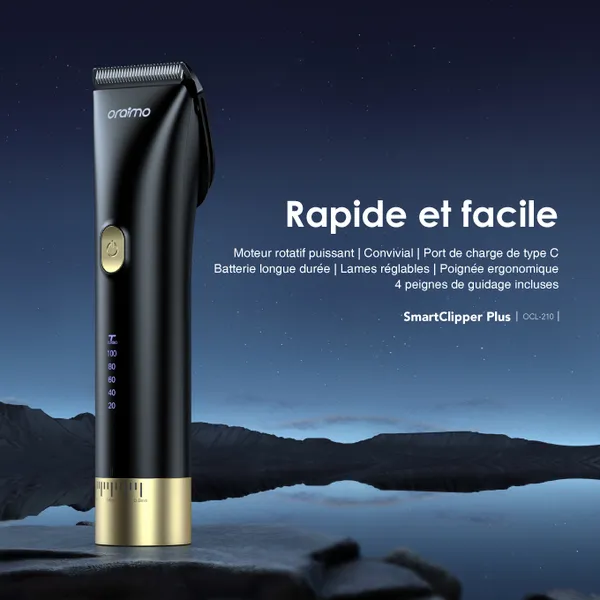 oraimo Smart Clipper Plus Tondeuse à cheveux sans fil