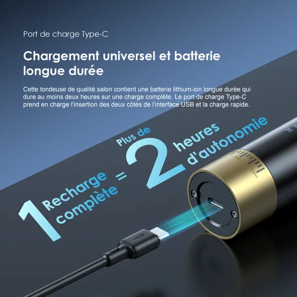 oraimo Smart Clipper Plus Tondeuse à cheveux sans fil