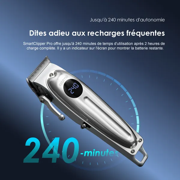oraimo SmartClipper Pro Tondeuse à cheveux professionnelle