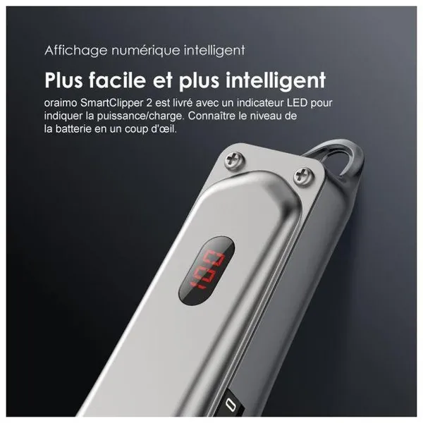 oraimo SmartClipper2 Tondeuse à cheveux professionnelle