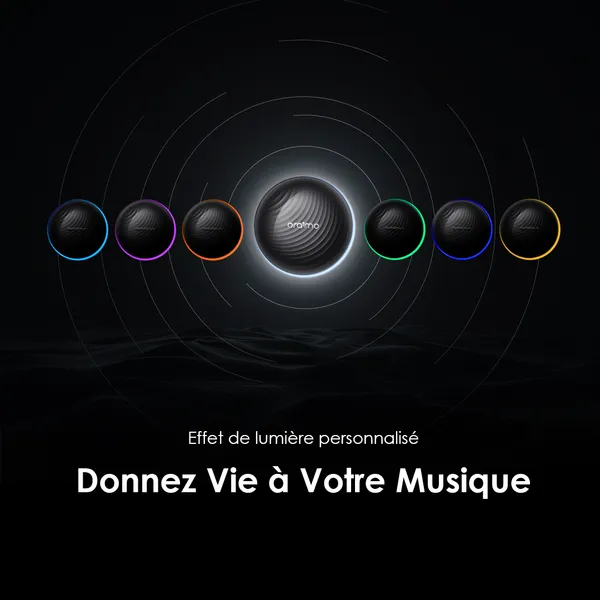 Oraimo SpaceBuds, Écouteurs ANC 50dB, Réduction de Bruit, Commandes Vocales