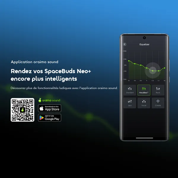 Image de oraimo SpaceBuds Neo+ ANC Spatial Audio True Wireless Earphones