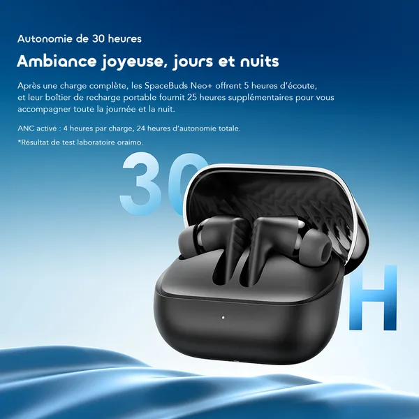 Image de oraimo SpaceBuds Neo+ ANC Spatial Audio True Wireless Earphones