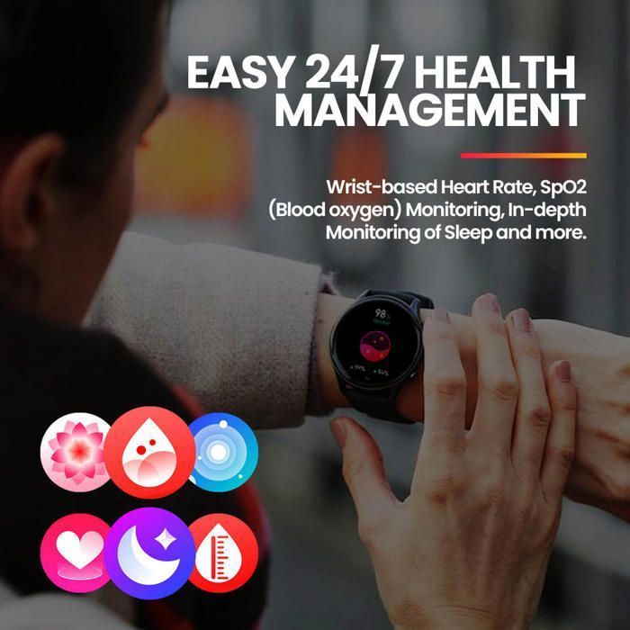 Image de Original Zeblaze Btalk 3 Plus montre intelligente 1.39 "HD - Gold - Unbranded