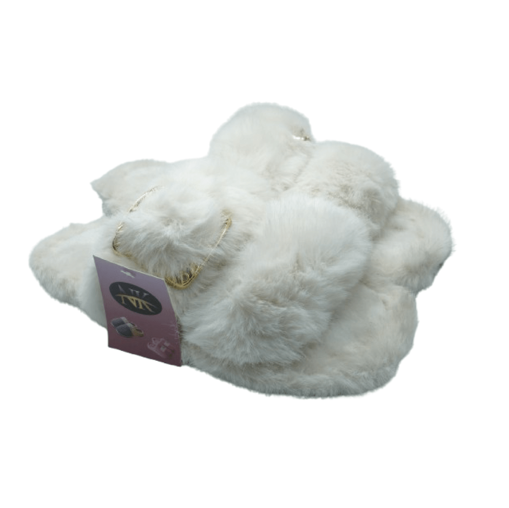 Image de Pantoufles sandale pour femmes en fourrure - Unbranded