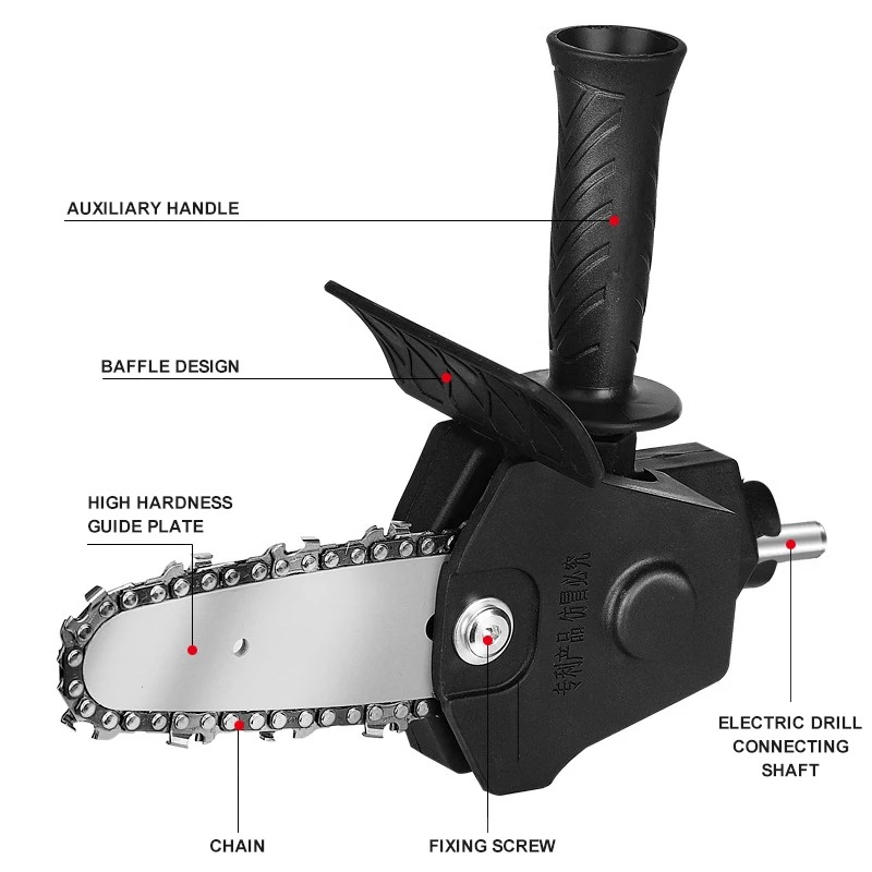 Perceuse Électrique Convertie en Scie - Accessoire de Transformation Pratique