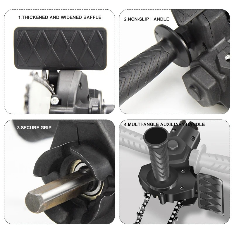 Image de Perceuse Électrique Convertie en Scie - Accessoire de Transformation Pratique - Unbranded