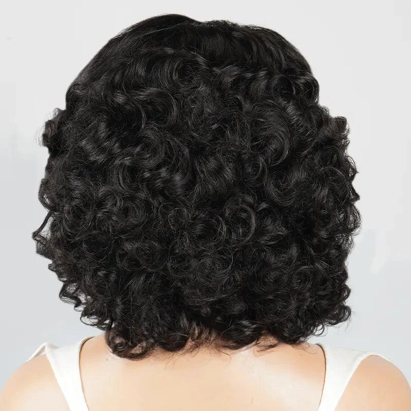 Image de Perruque cheveux courts - Noir 12inch/30.45cm - Unbranded