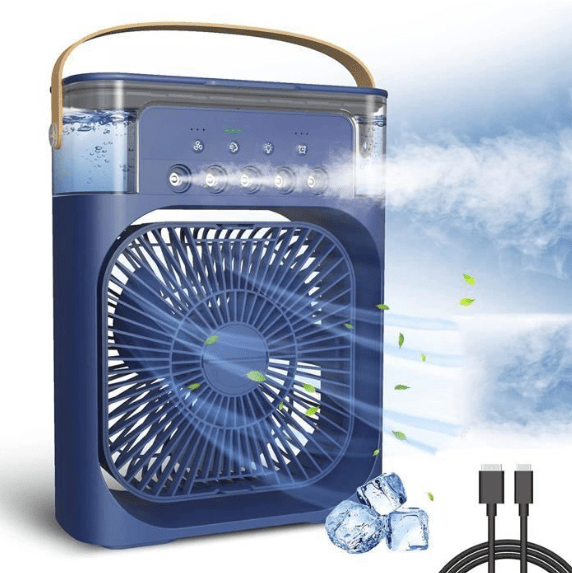 Petit Climatiseur -ventilateur Mini climatiseur mobile couleur aléatoires 10W 26cm/20cm/H9cm