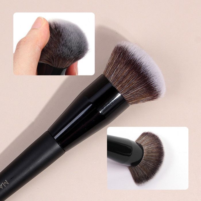 Image de Pinceau de maquillage - Maange - Pinceau unique - Vegan - Cruelty-free - Noir - Unbranded