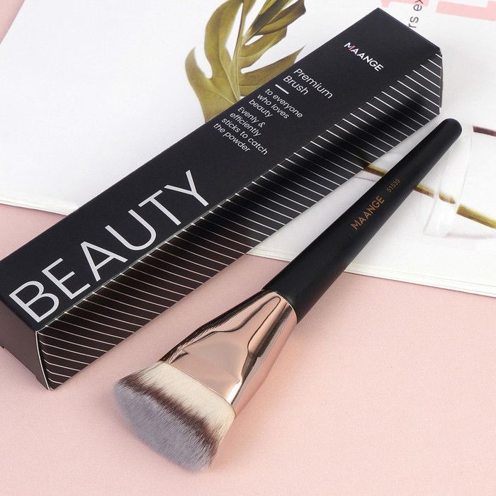 Pinceau de maquillage - Non spécifié - Pinceau plat - Poils synthétiques doux - Durable - Avec boîte