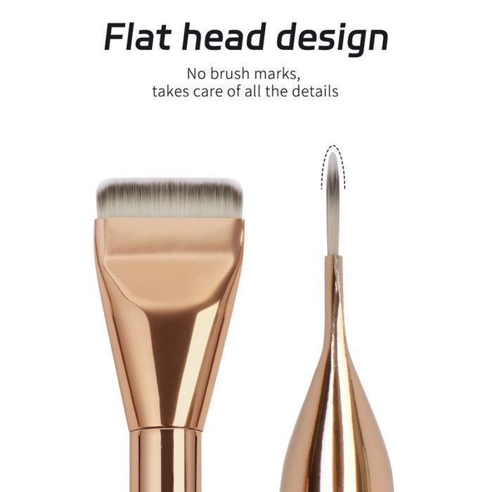 Image de Pinceaux de maquillage - MAANGE - 2pcs - Nylon - Doux - Portable - Unbranded