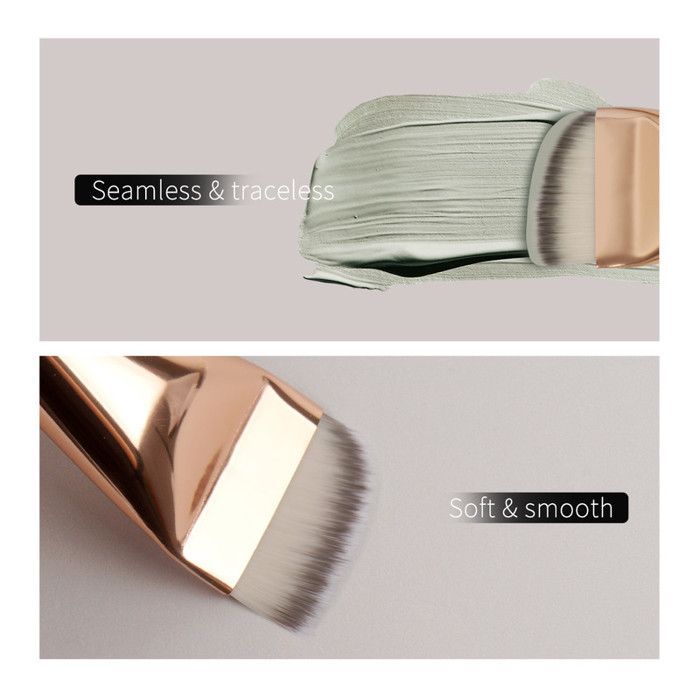 Image de Pinceaux de maquillage - MAANGE - 2pcs - Nylon - Doux - Portable - Unbranded