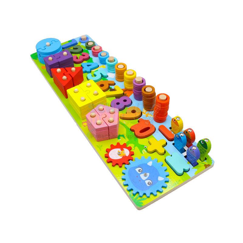 Plateau de jeu en bois à cinq colonnes (1591)