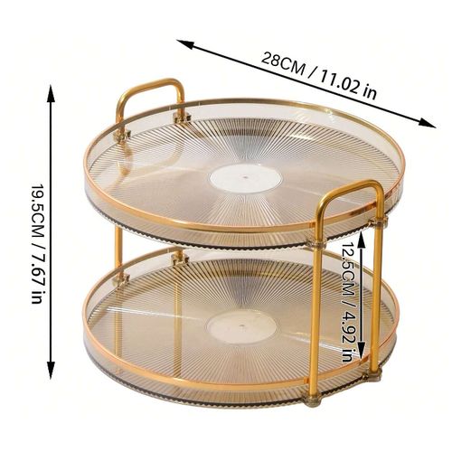 Plateau Moderne À Deux Niveaux Avec Poignées