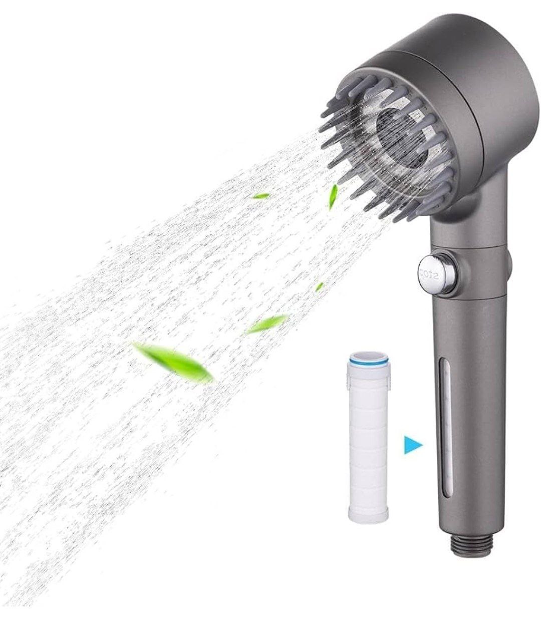 Image de Pommeau de douche - Douchette Économique douche salle de bain Anti Calcaire - Unbranded