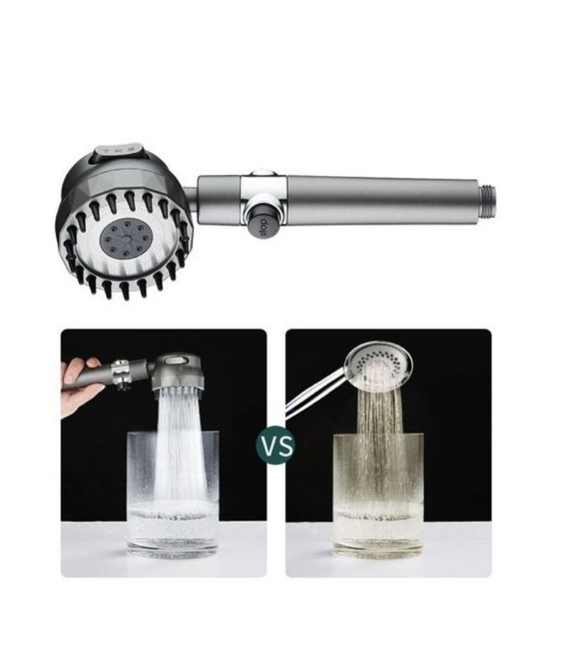 Image de Pommeau de douche - Douchette Économique douche salle de bain Anti Calcaire - Unbranded