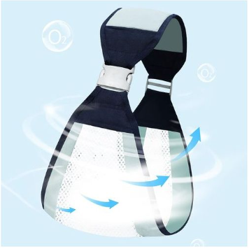 Image de Porte-Bébé en Tissu à Mailles, Support réglable pour bébé