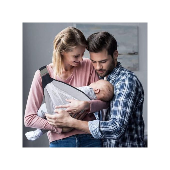 Image de Porte-Bébé en Tissu à Mailles, Support réglable pour bébé