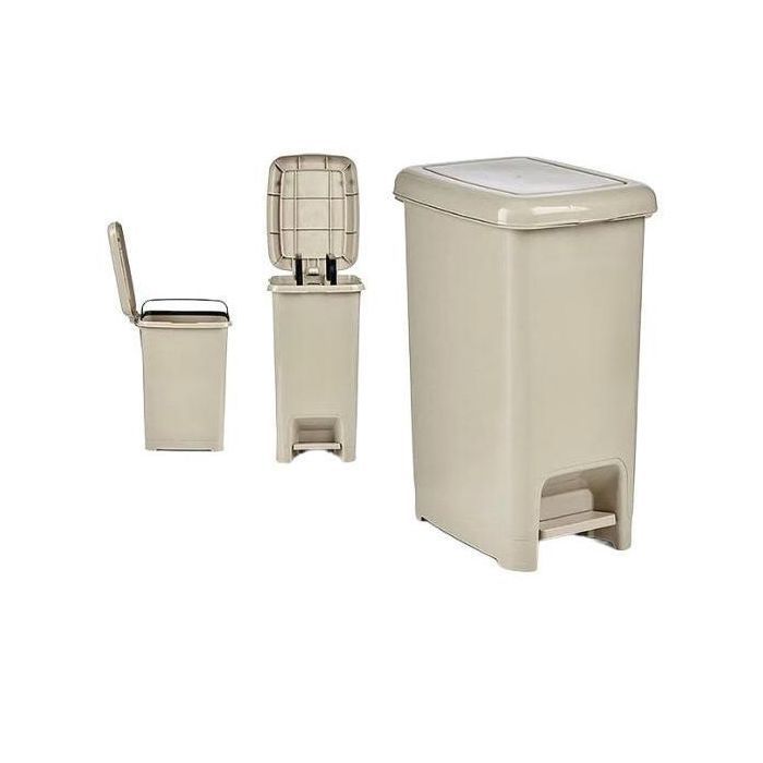 Poubelle Slim 10L SAGA Plastique résistant quantité premum,