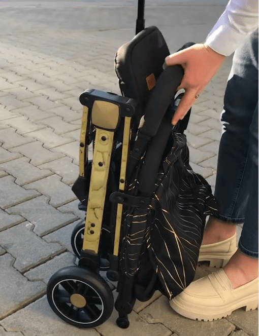 Image de Poussette pliable avion valise Luxury Gold K8 – Kidilo - Unbranded