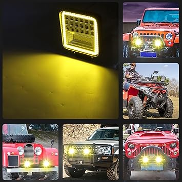 Image de Projecteur de Travail à 4 LED pour Voiture - Unbranded