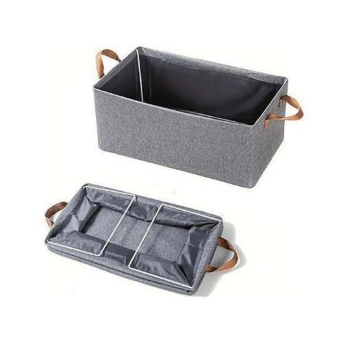 Rangement pliable pour vêtements  Gris - 46/28/20cm - Optimise l'espace