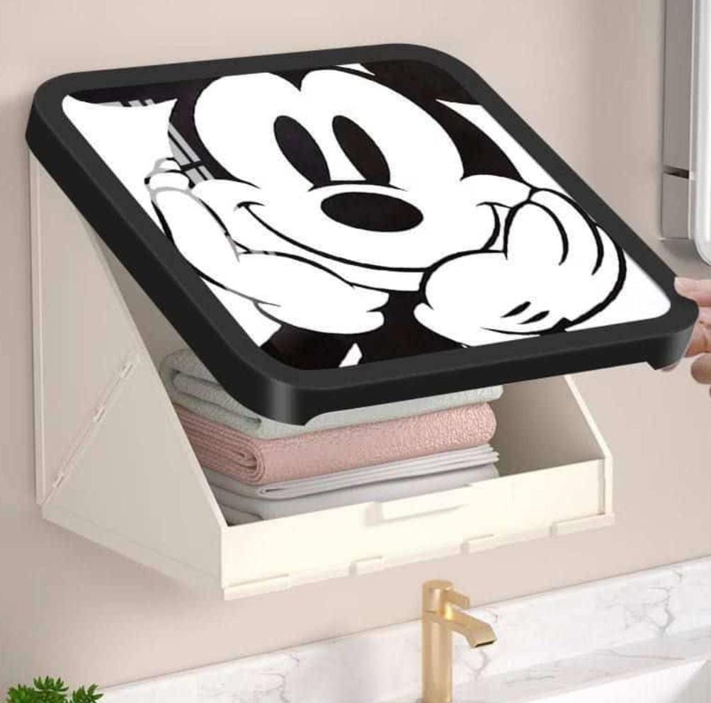 Image de Rangement Salle de Bain 13 Pièces – Organisateur Mural Compact et Pratique