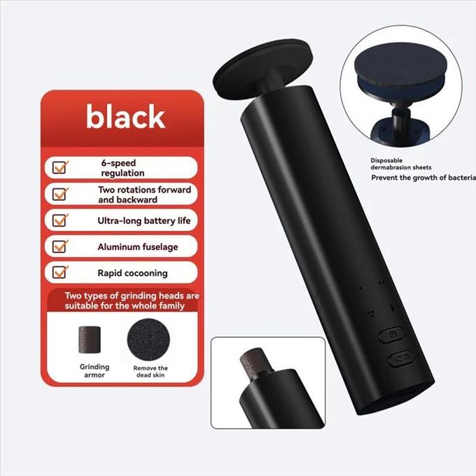 Image de Râpe Électrique Professionnelle pour Pieds – Talons Doux en Quelques Minutes - Unbranded