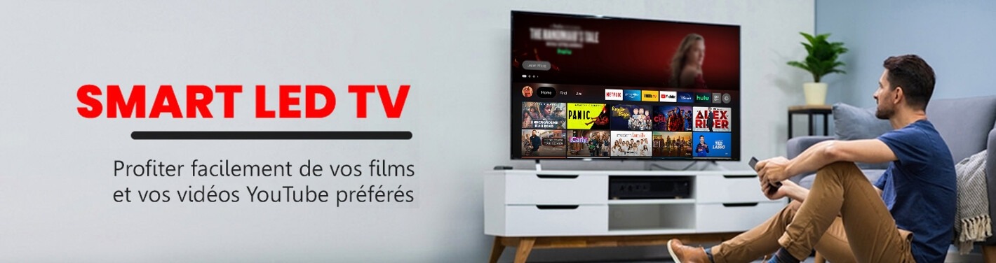 Image de REVOLUTION 32 Smart TV Android Officiel HD Récepteur Intégré + TNT + HDMI + USB, Support Mural