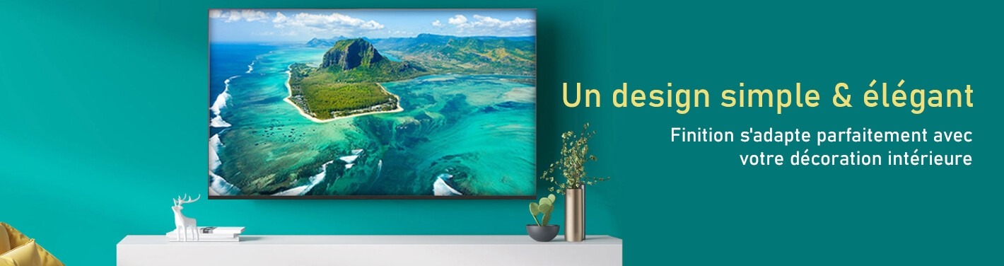 Image de REVOLUTION 32 Smart TV Android Officiel HD Récepteur Intégré + TNT + HDMI + USB, Support Mural