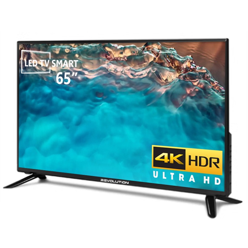 Révolution TV 65 Smart TV Android Résolution 4K ultra HD, Récepteur Intégré