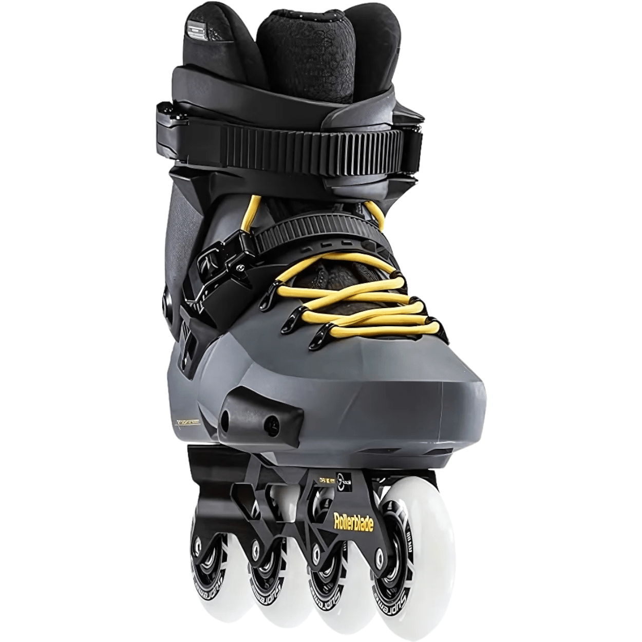 Rollerblade Twister Edge Mens Adult Fitness Inline Skate, Anthracite and Yellow