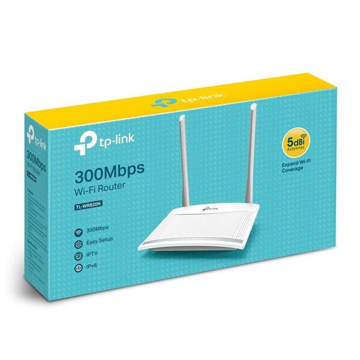 Image de Routeur - TP-Link - TL-WR820N - WiFi 802.11n - 300 Mb/s - 2 antennes externes