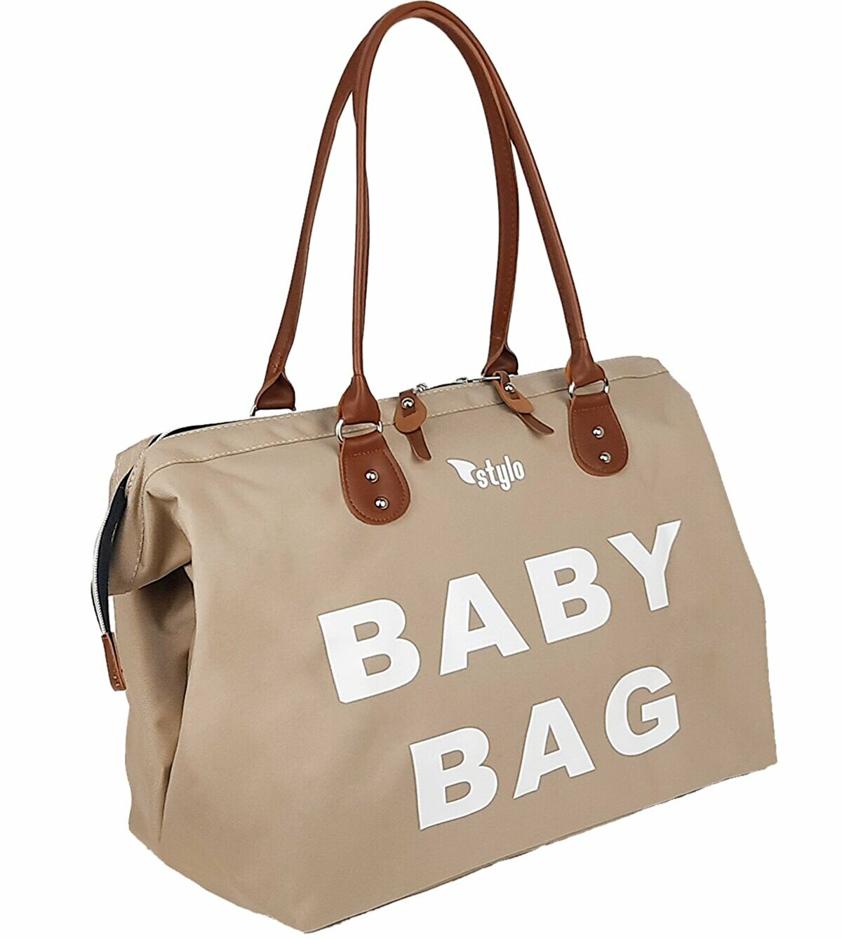 Image de Sac à Langer Baby Bag Noir avec pierre – Stylo - Unbranded