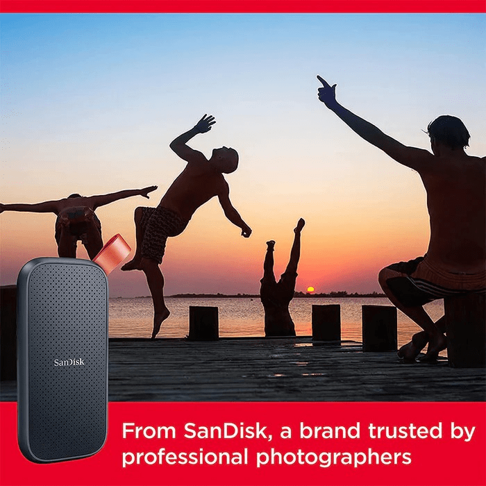 Image de SanDisk SSD Portable 1 To – Disque Externe USB-C Ultra-Rapide, Résistant IP55, Format Compact 800 Mo/s - Unbranded