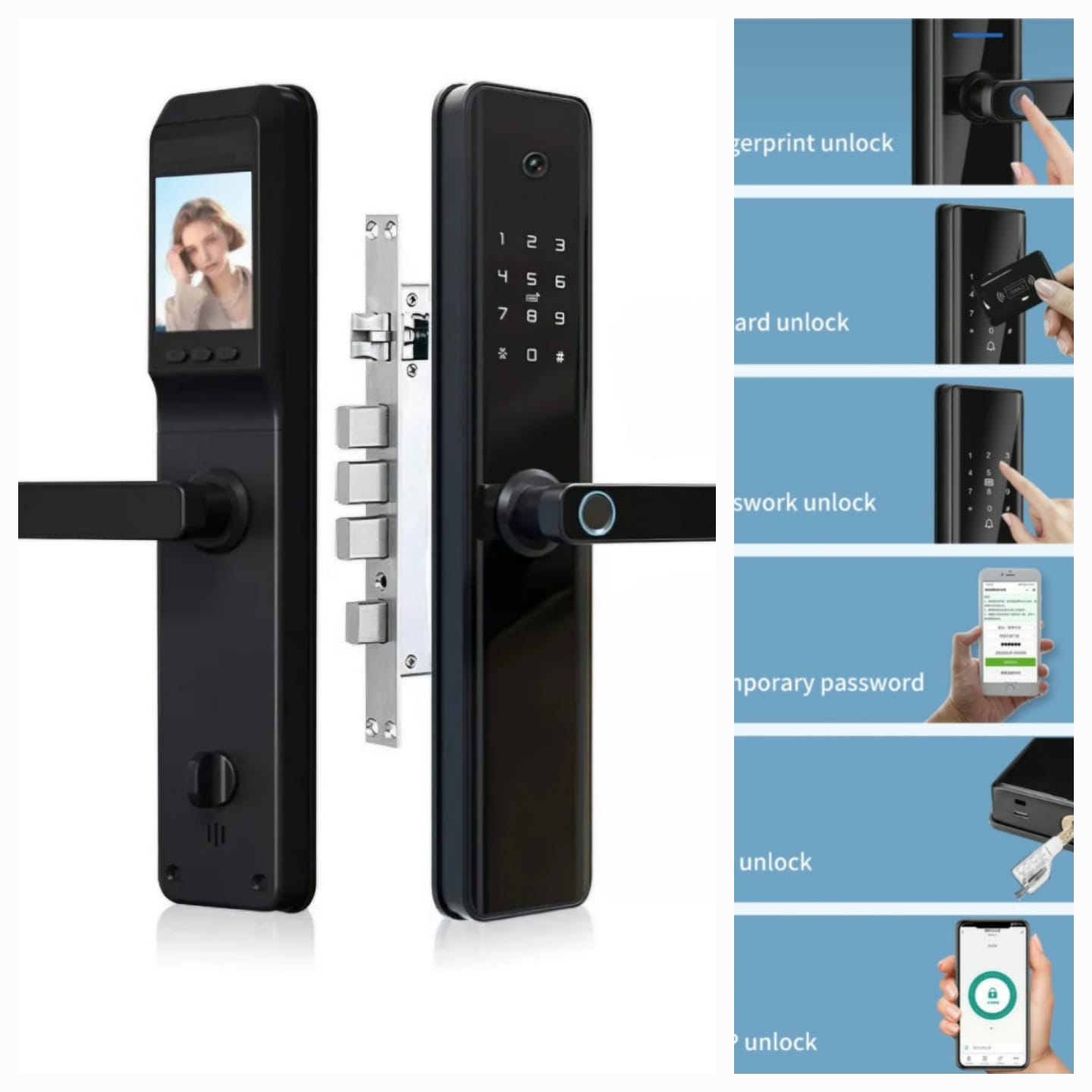 Serrure intélligente M1pro camera wifi