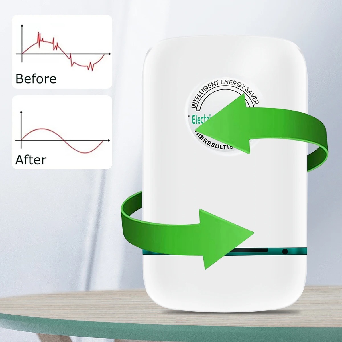 Image de Smart Power Saver – Dispositif Économiseur d'Énergie Intelligent pour Maison et Bureau - Unbranded